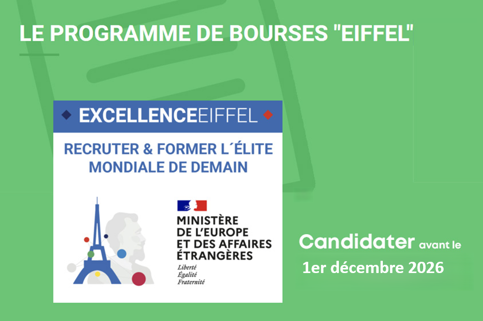 Deadline candidature Eiffel 2027 - Université Grenoble Alpes